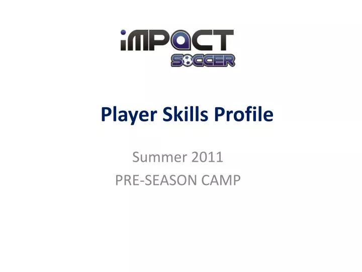 player skills profile