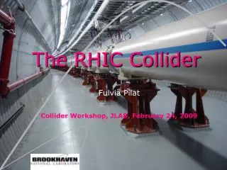 The RHIC Collider