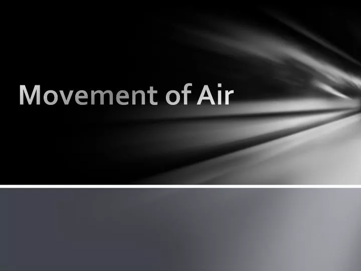 movement of air