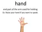 hand - slide 1