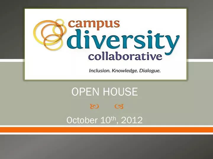 open house october 10 th 2012