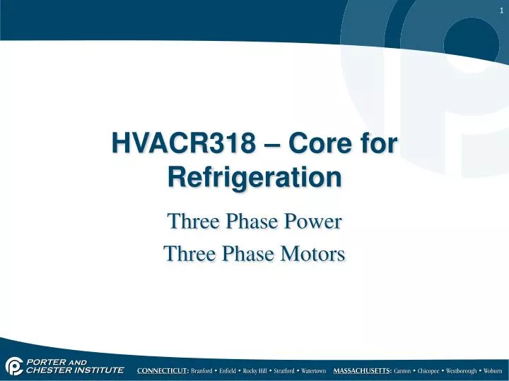hvacr318 core for refrigeration