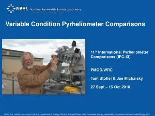 Variable Condition Pyrheliometer Comparisons