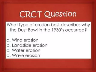 CRCT Question