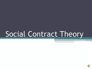 social contract theory