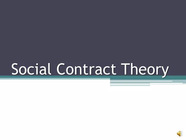 social contract theory