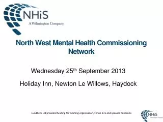 North West Mental Health Commissioning Network