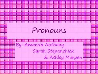 pronouns