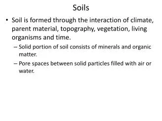 Soils