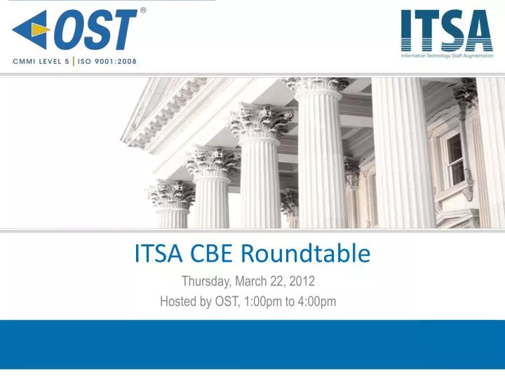 itsa cbe roundtable