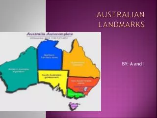 AUSTRALIAN LANDMARKS