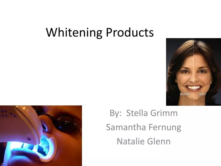 whitening products