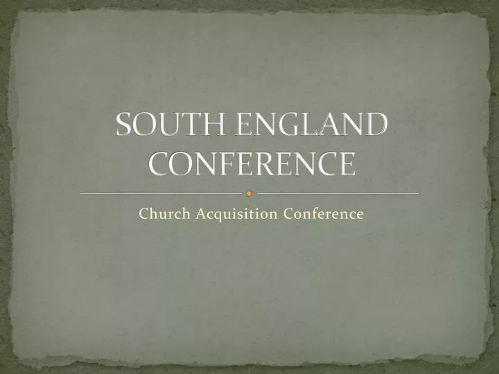 south england conference