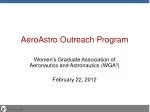 AeroAstro Outreach Program - slide 1