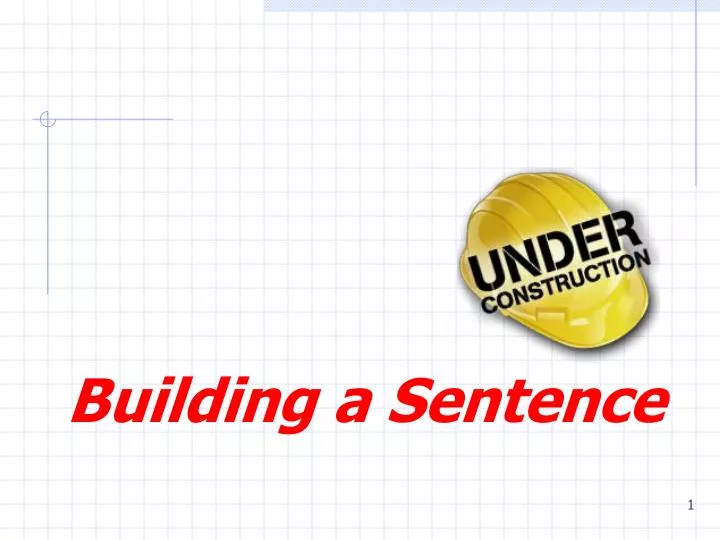 building a sentence