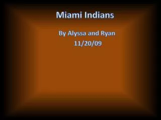 Miami Indians