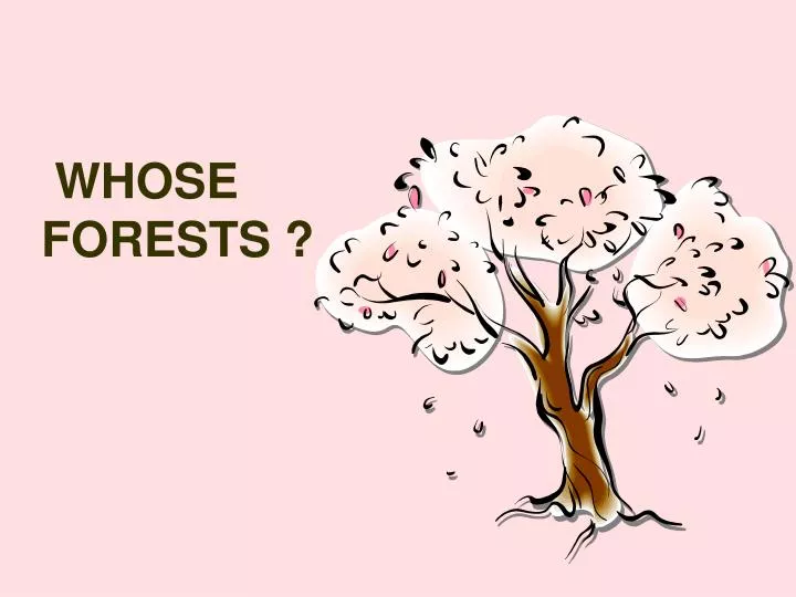 whose forests