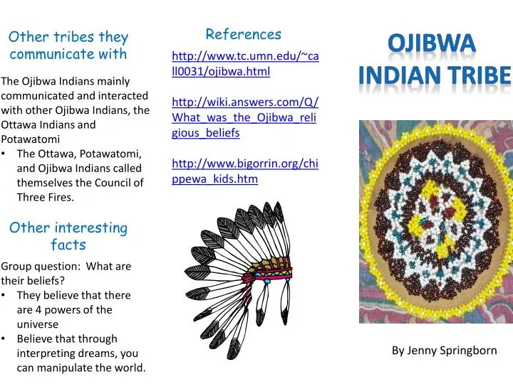 PPT Other tribes they communicate with PowerPoint Presentation