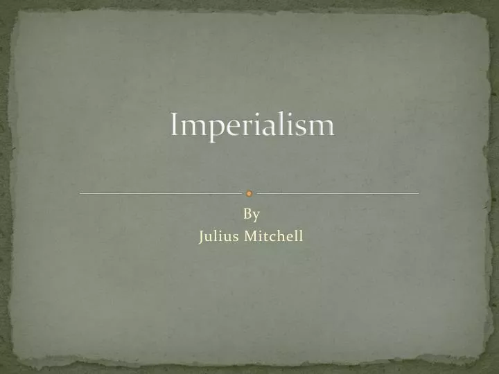 imperialism