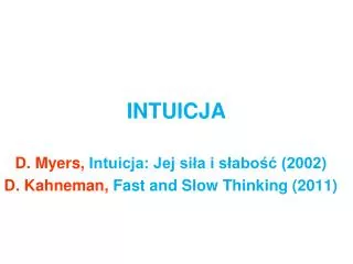 intuicja