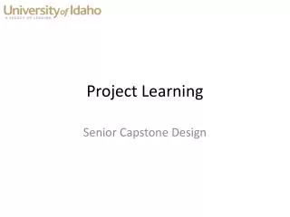 Project Learning