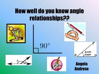 How well do you know angle relationships??