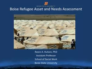 Boise Refugee Asset and Needs Assessment