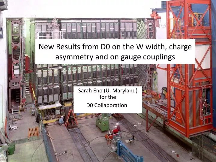 new results from d0 on the w width charge asymmetry and on gauge couplings