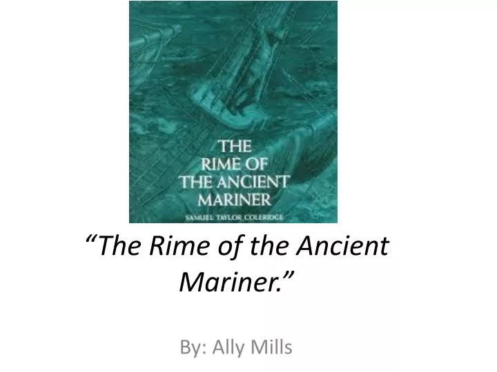 the rime of the ancient mariner