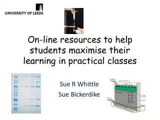 On-line resources to help students maximise their learning in practical classes