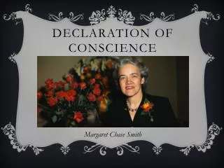 Declaration of Conscience