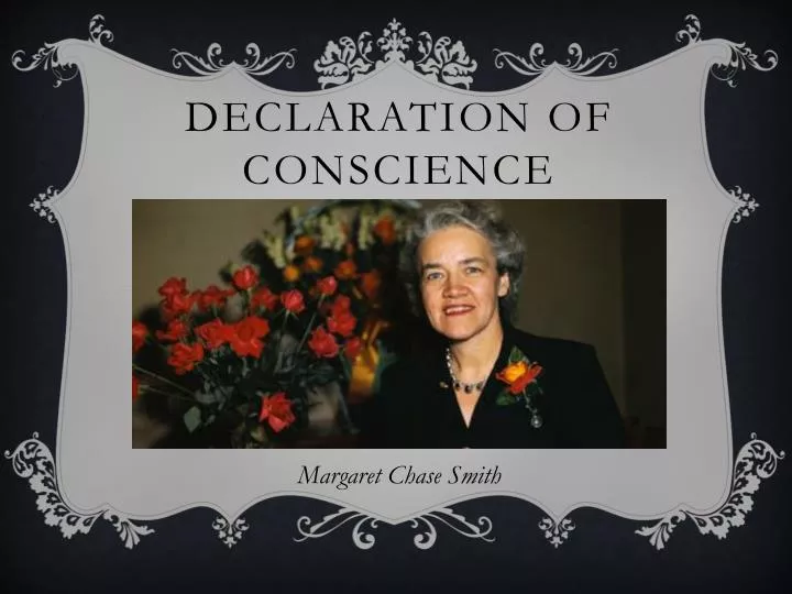 declaration of conscience