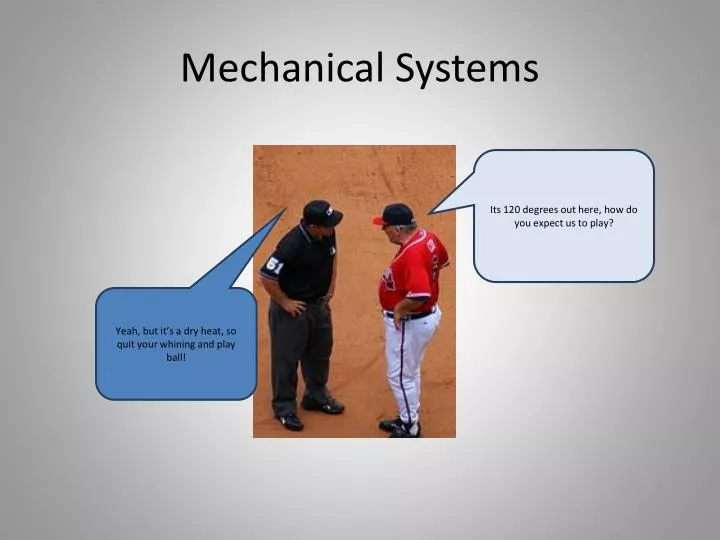 mechanical systems