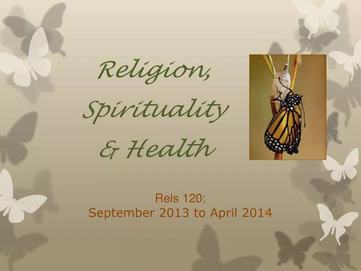 religion spirituality health