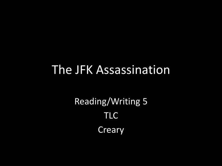 the jfk assassination