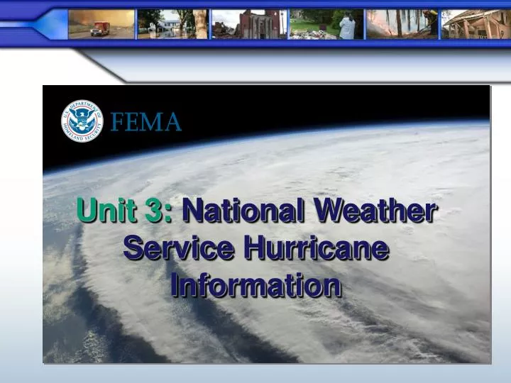 unit 3 national weather service hurricane information