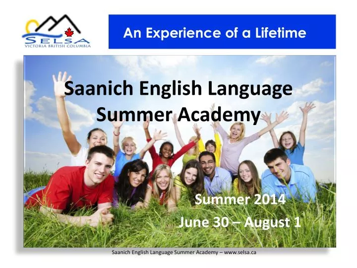 saanich english language summer academy