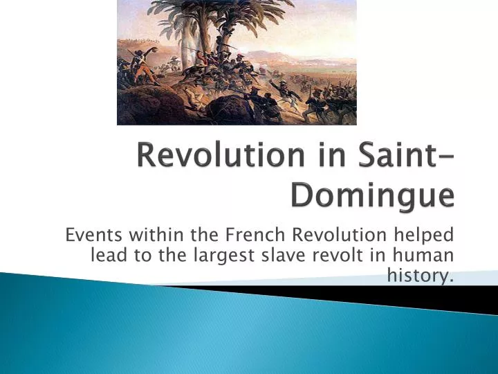 revolution in saint domingue