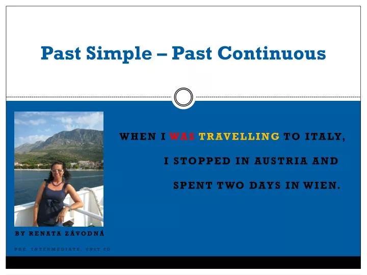 past simple past continuous