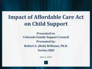 Impact of Affordable Care Act on Child Support