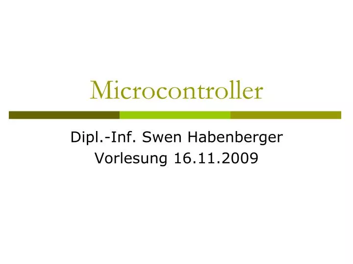 microcontroller