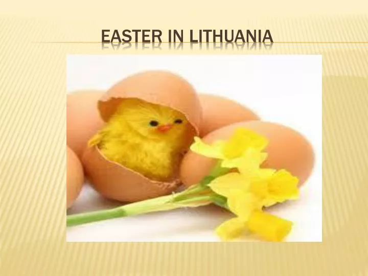 easter in lithuania