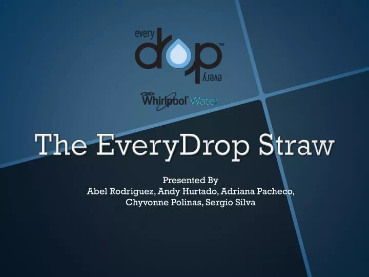 the everydrop straw