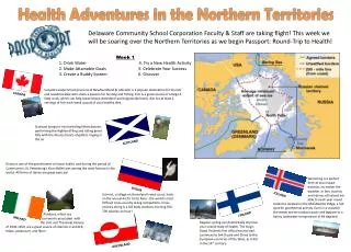 Health Adventures in the Northern Territories