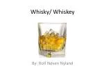 Whisky / Whiskey - slide 1