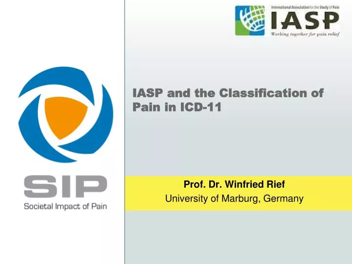 iasp and the classification of pain in icd 11