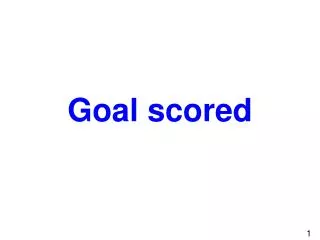 Goal scored