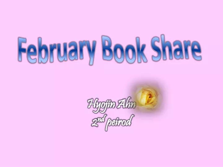 february book share