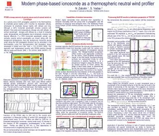 Modern phase-based ionosonde as a thermospheric neutral wind profiler