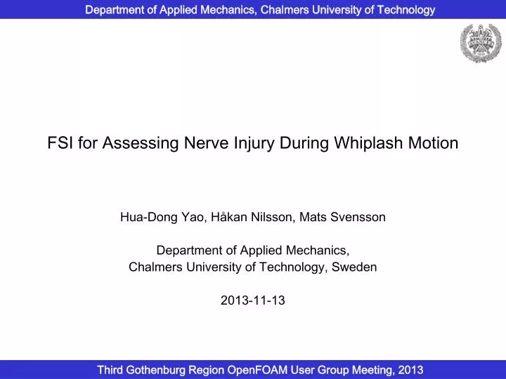fsi for assessing nerve injury during whiplash motion